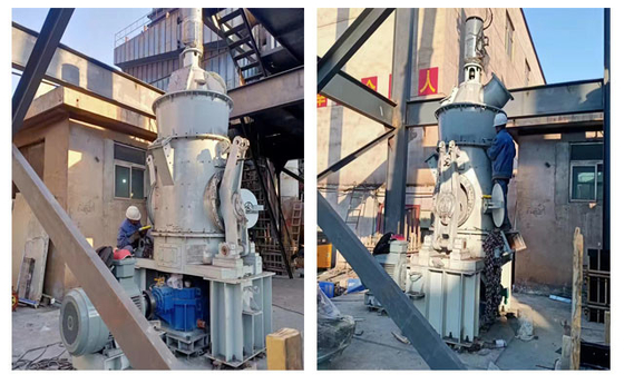 Nhà máy nghiền trục đứng xi măng 85-730T / H cho nguyên liệu thô Máy nghiền thạch anh than