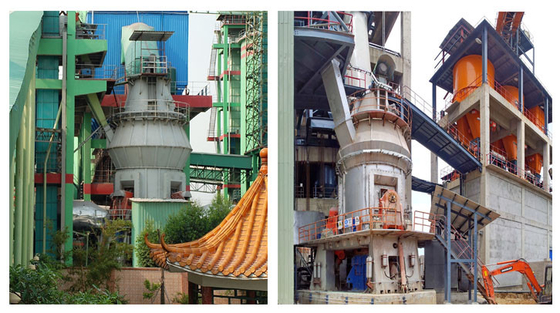 1-45 t / h Thiết bị nghiền Bentonite thẳng đứng 55kw-710kw