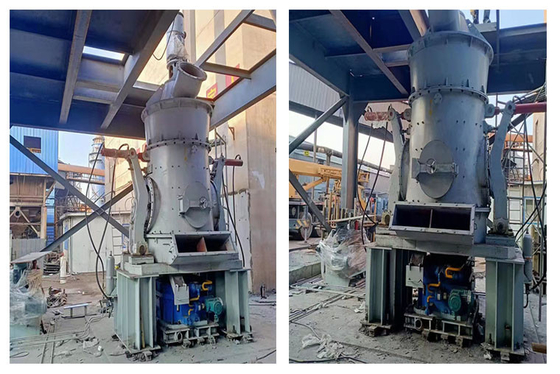 Con lăn bột siêu nhỏ Thiết bị nghiền Bentonite Graphite thẳng đứng