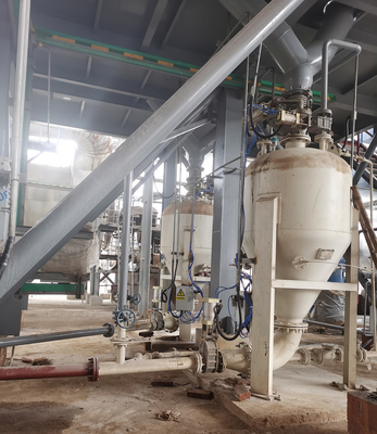 Áp lực tích cực Thiết bị vận chuyển pha mật độ Pneumatic Conveyor Bin Pump Capacity lớn