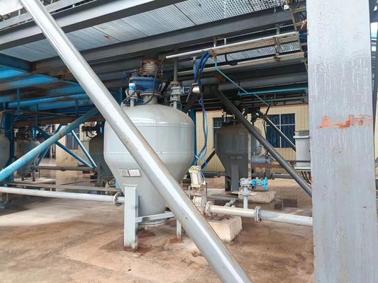 Fly Ash Conveying Silo Pump Tốc độ tự động hóa cao Thiết bị vận chuyển khí nén pha dày đặc