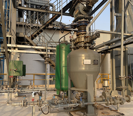 Loại PCD áp suất dương Phân độ dày Pneumatic Conveying Bin Pump tiêu thụ năng lượng thấp