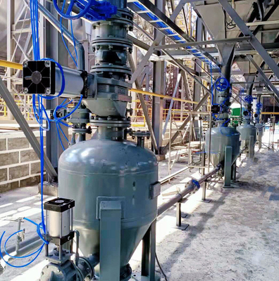 Loại mới hơn 300 T / H vận chuyển Capacity Pneumatic Conveyor Bin Pump cho Fly Ash
