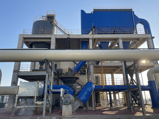 Hệ thống bột vôi hydrat hóa Khử lưu huỳnh đá vôi siêu mỏng Đường thẳng đứng 325 Mesh Calcium carbonate Powder Mil